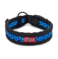 Preview: SOFTY Halsband | Länge: 35-41cm | Breite: 3,3cm | Farbe: schwarz/blau